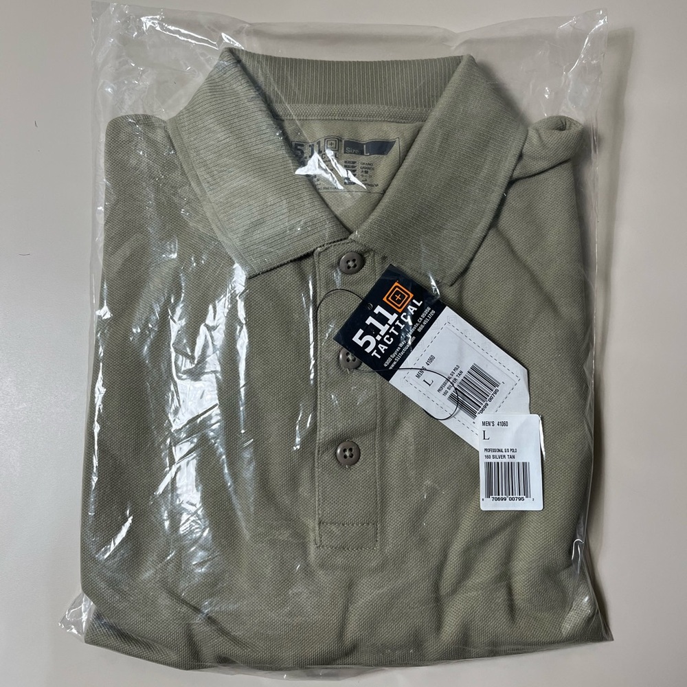 5.11 tactical professional short sleeve polo size large